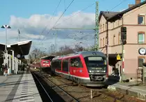 642 096 verl�sst am 15.Januar 2012 als Leerreise den Bahnhof Roth Richtung N�rnberg.