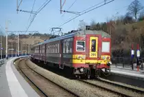 Triebz�ge AM 65 Nr. 265 & 257 in Dolhain-Gileppe (L-Zug nach Spa-G�ronst�re); 17. Januar 2012.