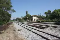 Bf. Wang Khapi, Blickrichtung Chiang Mai am 26.Oktober 2011.