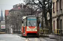 Konstal 105Na Wagen: 550 in Katowice Szopienice (04.01.2012)