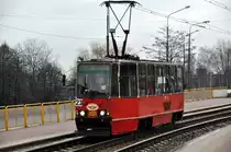 Konstal 105Na Wagen: 340 in Katowice Zawodzie (04.01.2012)