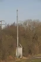 Ein GSM/ Handymast der Deutschen Bahn, zwischen Birkenfeld und Neustadt a.d. Aisch.