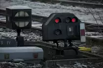 Lichtsignal 9 am Bahnhof NEA