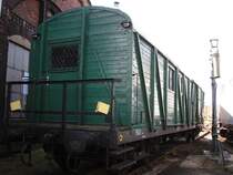 dieser ger�tewagen stand neben dem lokschuppen im SEM Chemnitz