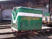 Abdeckung der Wismut V60 stand vor dem lokschuppen im SEM Chemnitz