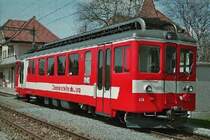 BDe 4/4  608 Abgestellt im Bahnhof Le Noirmont am 02.05.2006