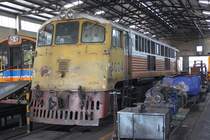 GEK 4034 (Co'Co', de, General Electric, Bj.1963, Fab.Nr. 34883) am 26.Oktober 2011 im Depot Uttaradit.

