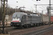 Es64 U2 099 in Kassel Wilhemsh�he am Morgen des 28/01/2012 in Richtung G�ttingen