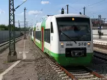 VT 131 der STB (S�d-Th�ringen-Bahn) in Erfurt Hbf am 23.09.2011