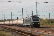 MRCE / CFL Cargo 185 556-8 Kommt am 14.10.2011 durch Buchholz(Nordheide) Gefahren.