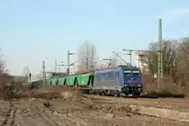 MGW 185 642-6 i.E. f�r LTE in Bonn-Oberkassel am 5.2.2012
