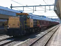 6507 mit einem G�terzug auf Bahnhof Rotterdam CS am 29-5-2009.