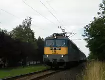 M�V-Trakci� V43 1234 zwischen Fony�dliget und Fony�d mit einem Schnellzug aus Budapest-D�li nach Keszthely und Nagykanizsa, am 25. 06. 2010. 