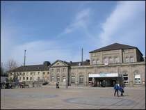 Der Bahnhof in G�ttingen, aufgenommen am 15.04.2006.