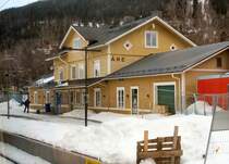 Bahnhof Aare im April 2006
Aare ist Austragungsort der Biathlon-WM 2008