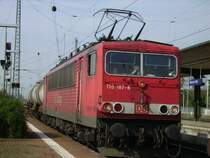 155 187 durchbraust Worms aus Richtung Biblis kommend.