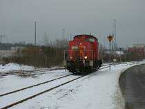 298 325 unterwegs,am 14.Februar 2012,im verschneiten Mukran.