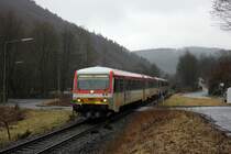WEBA 926 677-4 in Schutzbach am 17.2.2012