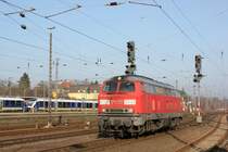 225 027-2 im Hauptbahnhof von Osnabrck .25.01.2012.
