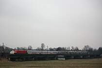 Die ehemalige Werbelok,die 101 102,zog am 12.2.12 einen IC durch Mlheim-Styrum.