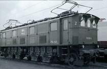 1985. Die 116 009 genie�t Ihr Erscheinen w�hrend einer Ausstellung in Bo-Dahlhausen!
