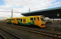 ČD 914 046-8 (CZ ČD 92 54 5 914 046-8) als Os 17212 nach A� město, im Bf Cheb; 21.02.2012