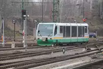VBG VT32 aus Sokolov mit Ziel Zwickau Zentrum bei der Einfahrt in den Zwickauer Hauptbahnhof.