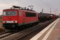 155 009-4 mit einem G�terzug in Allerheiligen am 25.2.2012