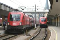 1016 037-2 am 27.4.2006 am Wiener Westbahnhof.