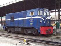 Diesellok 1 069004-6 am 12.05.2006 abgestellt im Bahnhof Regua.