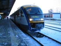 Montag 23.12.02

LausitzBahn 84919 nach Zittau steht abfahrbereit am Gleis 1 in Cottbus Hbf