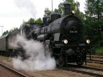 Sonderzug 16343 (Ampflwang-Ried-Linz) anl�sslich O�-Landesaustellung Kohle&Dampf eingefahren Bhf. Ried i.I. 2006-05-25