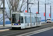 Stra�enbahn der Stadtwerke Bonn (SWB) Nr. 9457 in Bonn - 21.02.2012