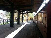 Bahnhof Vittsj� - umgewandelt in ein Event-Bahnhof
Raka Sp�ret