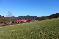 S 39162 von Hartmannshof nach Forchheim(Oberfr), kurz vor erreichen des Hp Happurg.

442 240 + 265 der S-Bahn N�rnberg