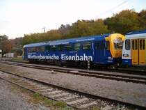 Bahnhof Weissach im Herbst 2005.