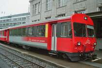 1 + 2 Kl. Steuerwagen ... ABt  114 im Bahnhof von St.Gallen am 08.05.2006