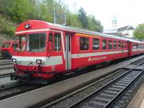 1 + 2 Kl. Steuerwagen ... ABt 133 im Bahnhof Herisau am 08.05.2006