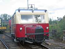 Wismarer Schienenbus, auch  Schweineschn�uzchen  genannt, am 17.9.2005 in Darmstadt-Kranichstein.