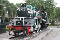 SRT 719 (ex JNR C56.23, 1'C-h2, Kisha Seizo, Bauj. 1936, Fab.Nr. 1352) am 11.März 2012, aufgestellt bei der Saphan Kwai Yai Station.