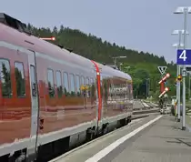 Hf-Signal mit Zs 3 am kurzen Mast; Ausfahrt steht mit Hf 2 f�r BR 612 nach Hannover Hbf, Goslar, 14.05.11