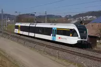 RABe 526 736-4 f�hrt am 16.3.12 von Eschlikon Richtung Sirnach.