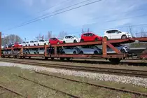 Laaeks553, 25 RIV, 80 D-ATG, 4365 085-6 mit VW Up, Ejby 4 apr 2012