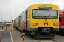 Am 31.03.2012 feierte die EB ihr 100-j�hriges Bestehen.Zum Tag der offenen T�r im Betriebshof war auch ein VT VS2E der HLB zu Gast. 