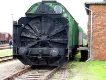 Dampfschneeschleuder der Bauart Henschel in Sta�furt, 27.05.06