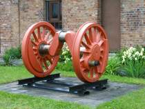 2. Kuppelachse einer 44er in Sta�furt ausgestellt