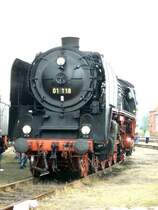 Die Frankfurter 01 118 im BW Sta�furt am 27.08.06
