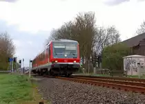 Bei Kapellen 628 501 am Samstag den 7.4.2012