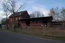 Ehemaliger Bahnhof Dremmen an der Kbs 456 Lindern-Heinsberg. 8.4.2012