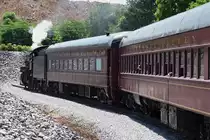 Ende der Strecke, nun geht es r�ckw�rts in den zweiten Ast des Wende-Dreiecks (Chattanooga, 30.5.09)